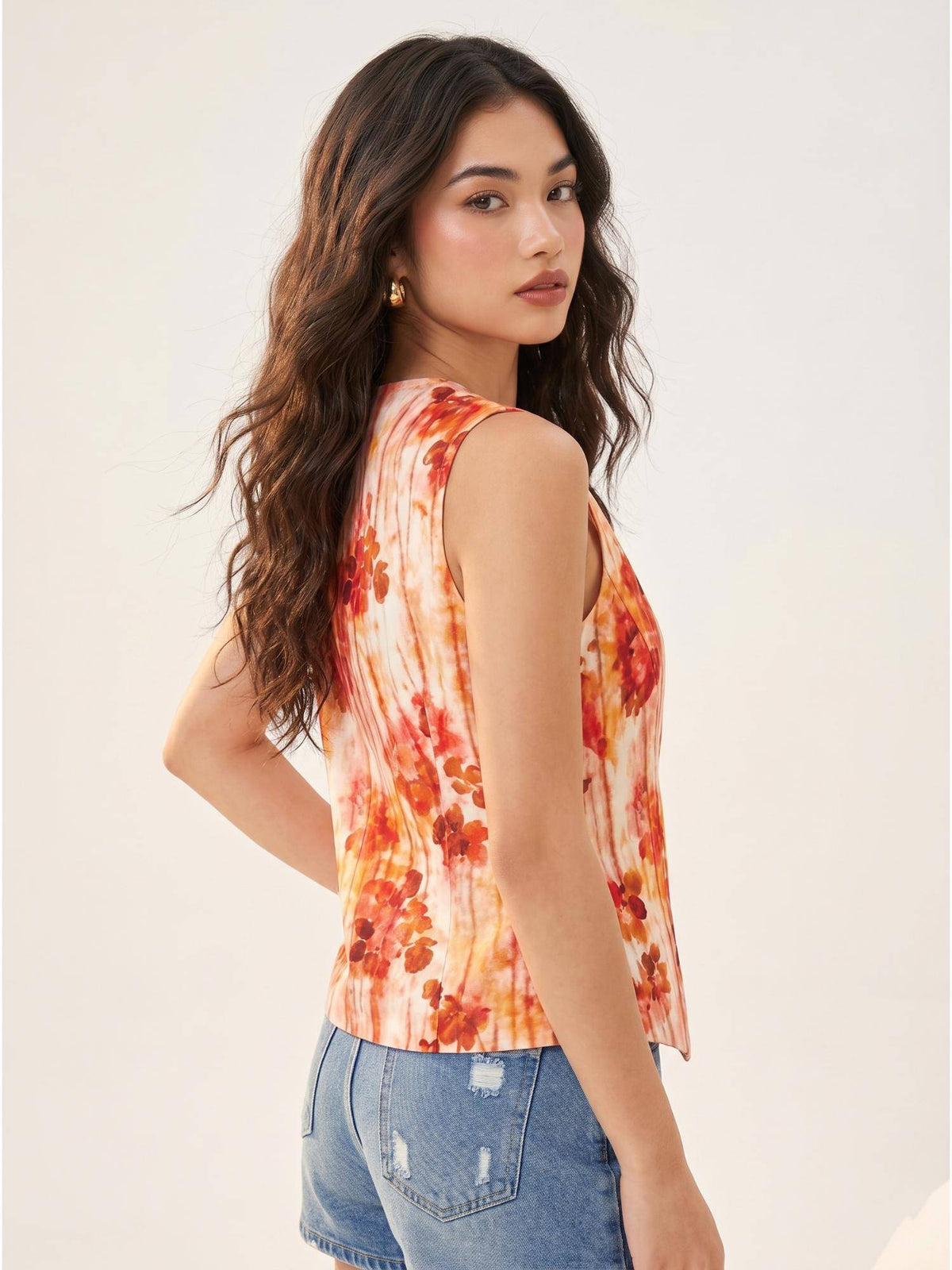 Mustard Sunset Parina Waistcoat | TT98 - view 4