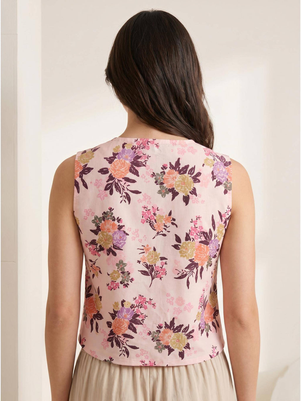 Pink Blush Riva Waistcoat | TT98 - view 2