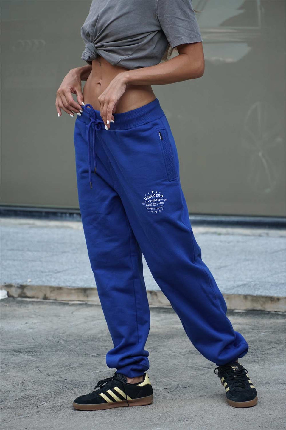 Blue Heavyweight Joggers JG67
