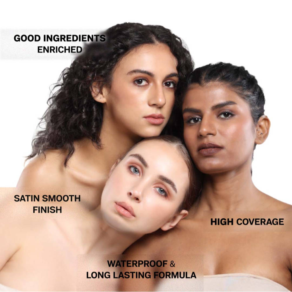 The Base Story Foundation High Coverage Satin Matte Finish Lightweight Waterproof | F14 - view 3