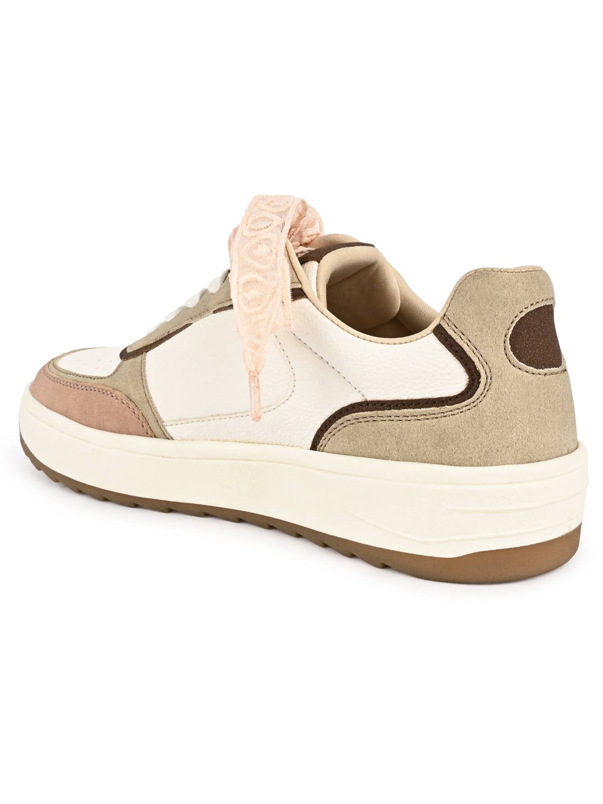 White Round Toe Sneakers | SN09 - view 2