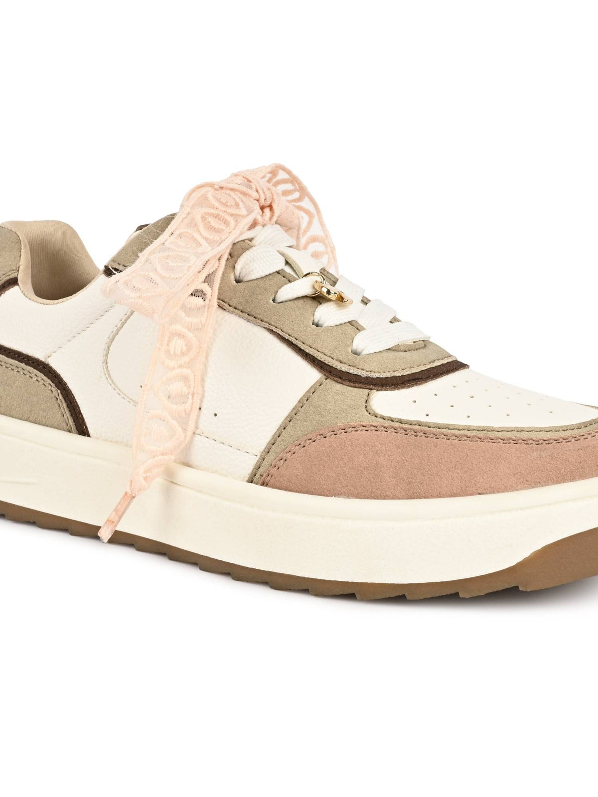 White Round Toe Sneakers | SN09 - view 4