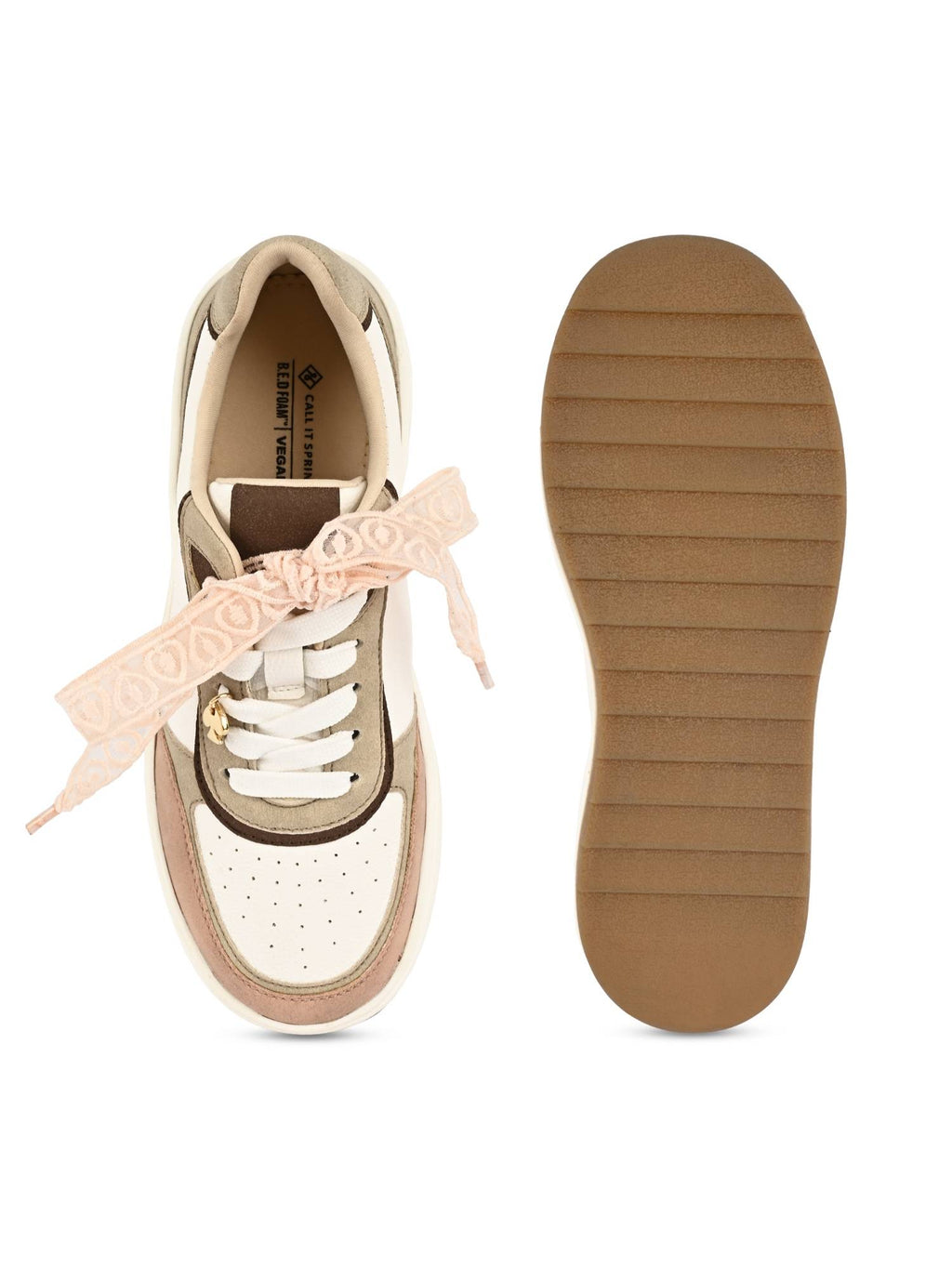 White Round Toe Sneakers | SN09 - view 5