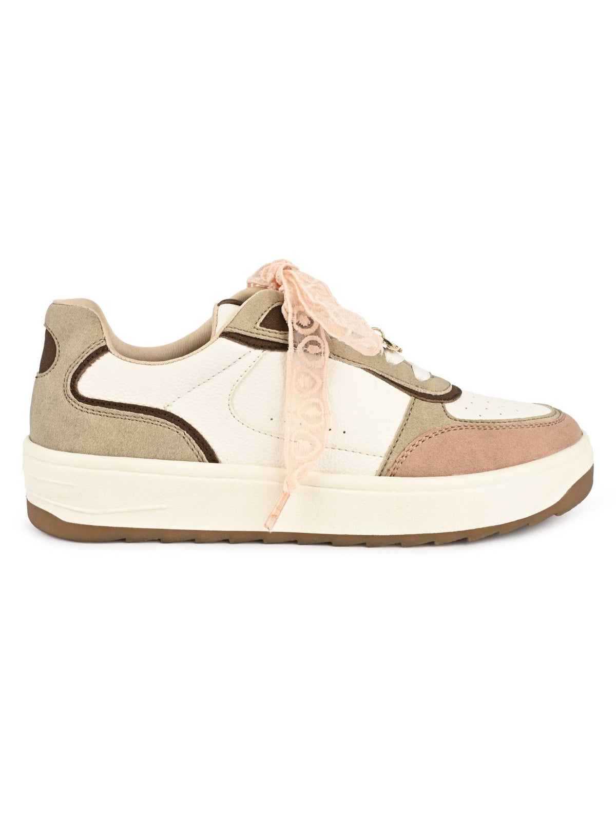 White Round Toe Sneakers | SN09 - view 6