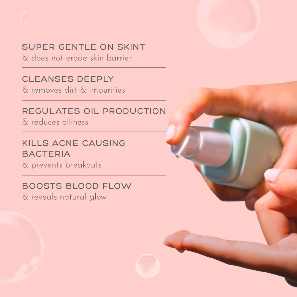 Soap Free Gentle Cleansing Face Wash for Oil & Acne Control -Non Comedogenic, Pregnancy Safe | H02 - view 3