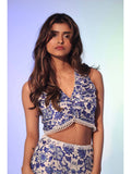Blue Ivy Lace Crop Top | CT61 - view 1