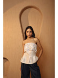 Strapless Sherbet Embellished Top | TT90 - view 1