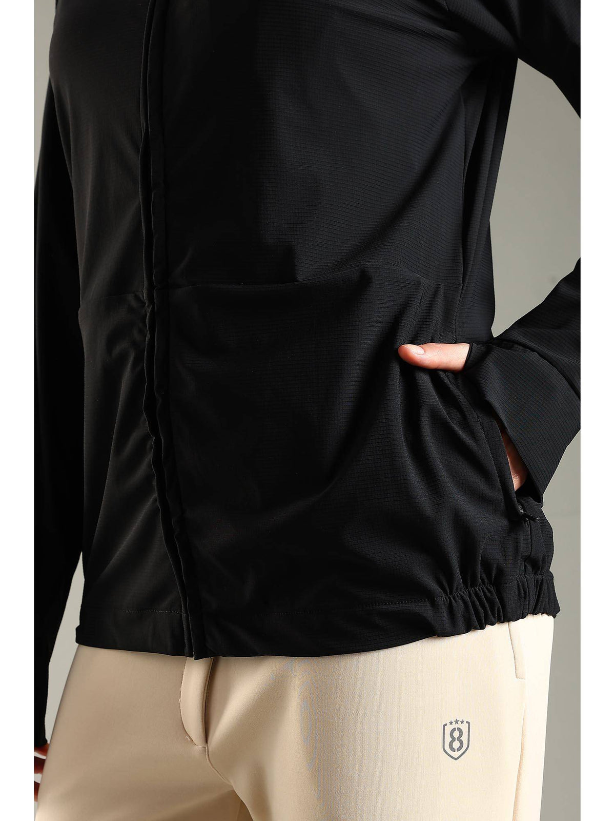 Women Hooded All Weather Jacket - Black | JK12 - view 2