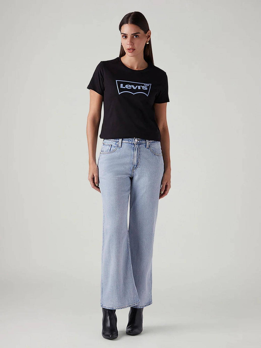 Blue Solid Plain Comfortable Fit Jeans | BT10 - view 3