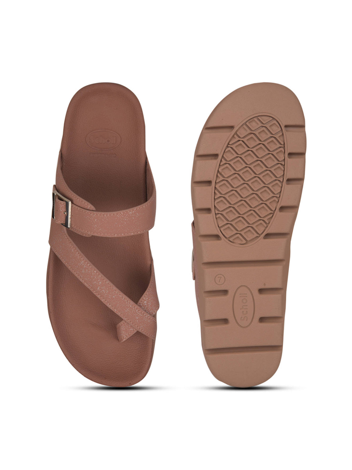 Women Casual Red Slip-On Sandals | SD89 - view 4