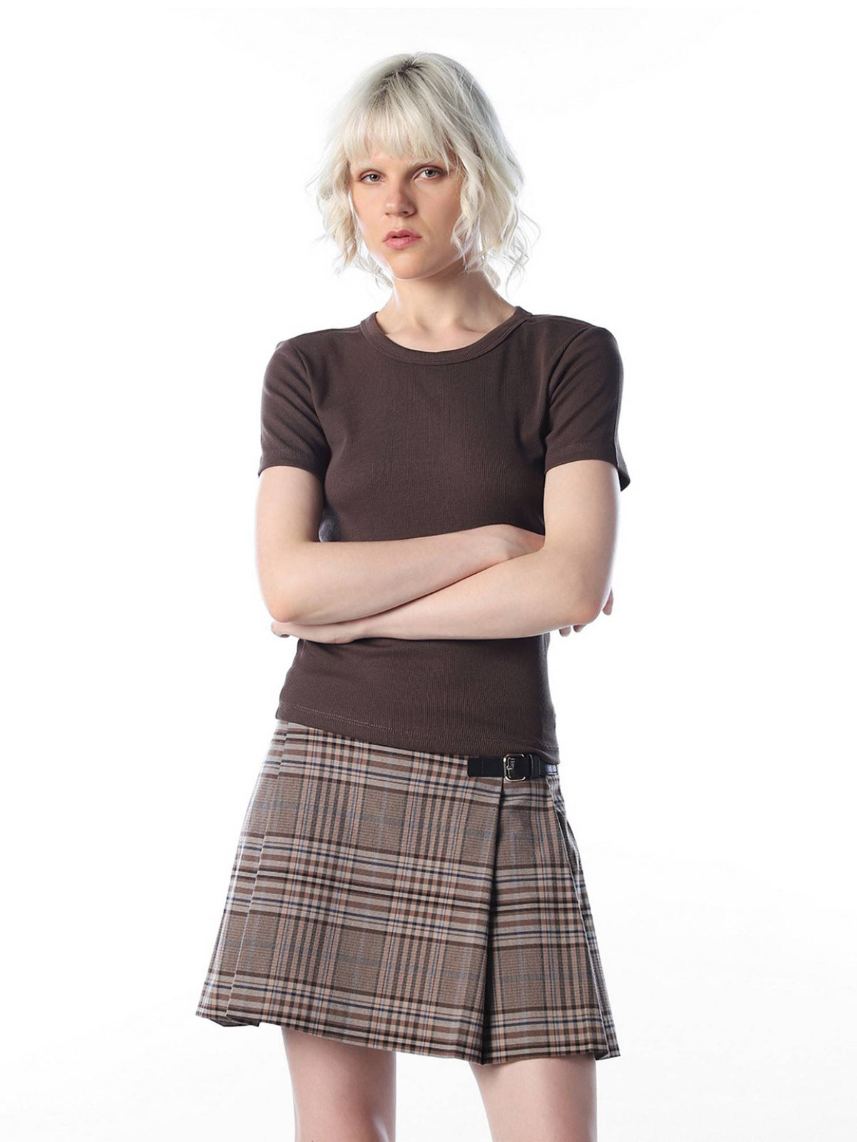 Women Solid Regular Fit Maroon T-Shirt | O24 - view 8