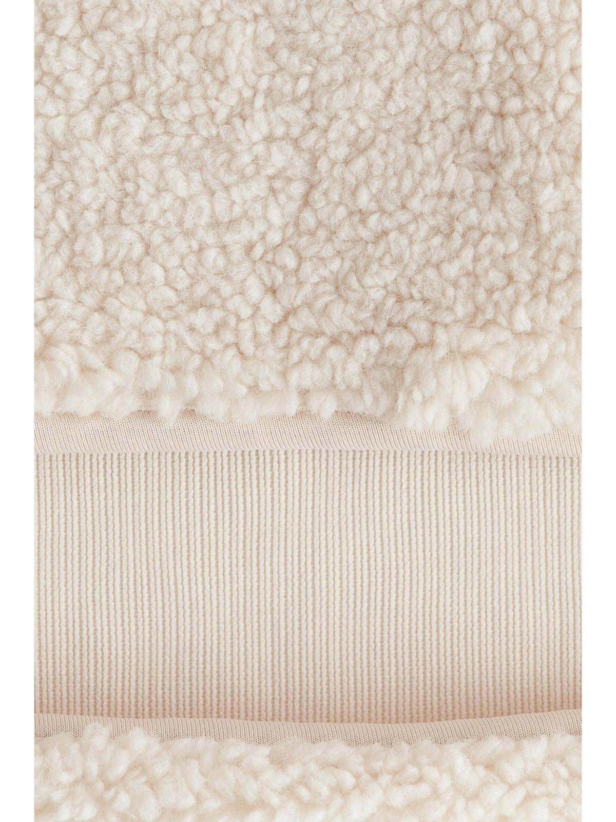 Women White Zip-Top Teddy Jacket | JC78 - view 3