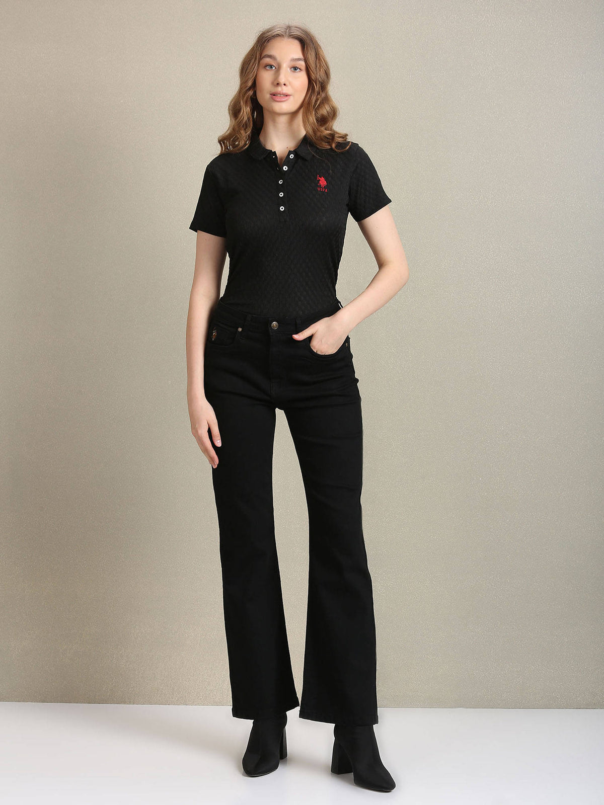 Boot Cut Fit Black Jean | BT10 - view 3