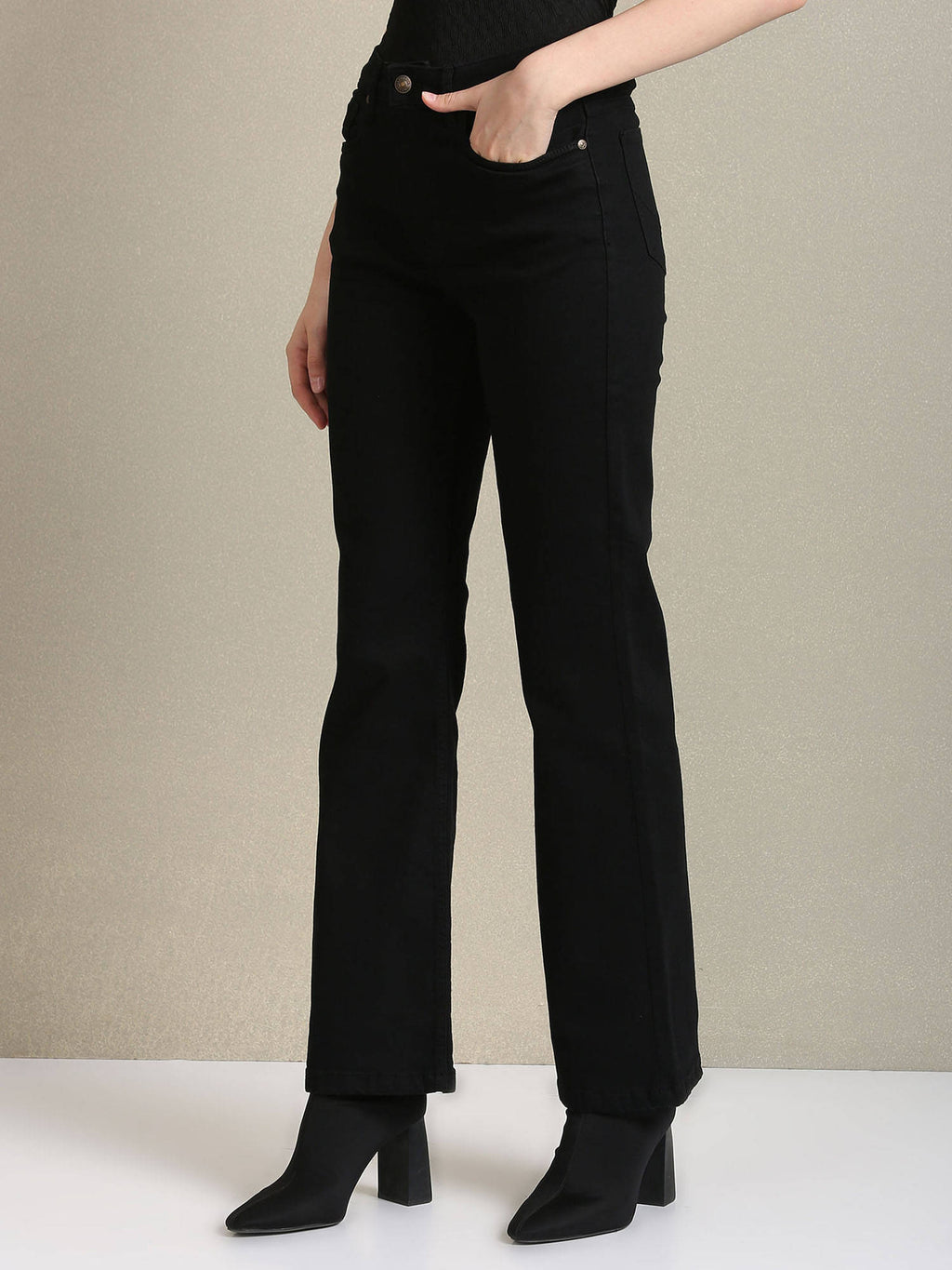 Boot Cut Fit Black Jean | BT10 - view 4