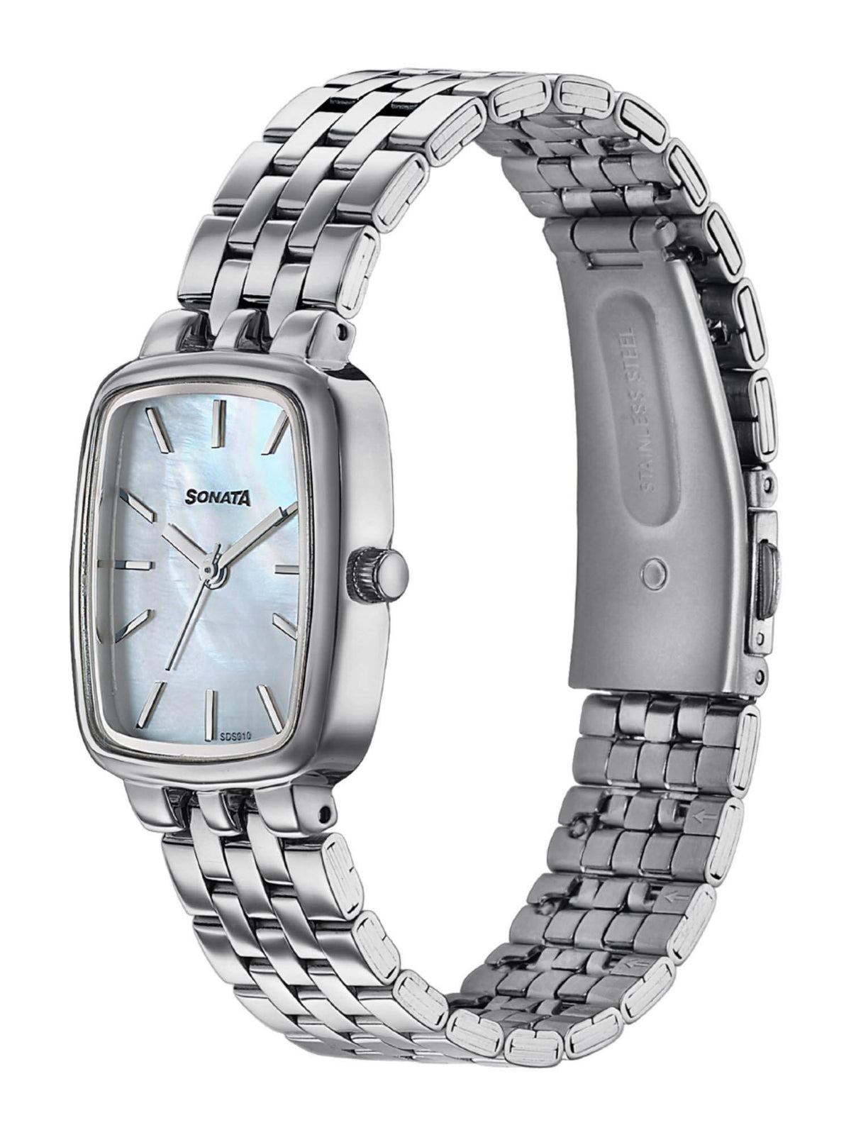 Festive 2.0 Quartz Mother of Pearl Dial Silver Sheet metal Watch - 87108SM01 | W92 - view 3