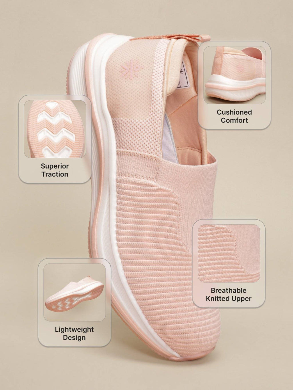 Womens Grace Walking Shoes - Pink | SH9 - view 7