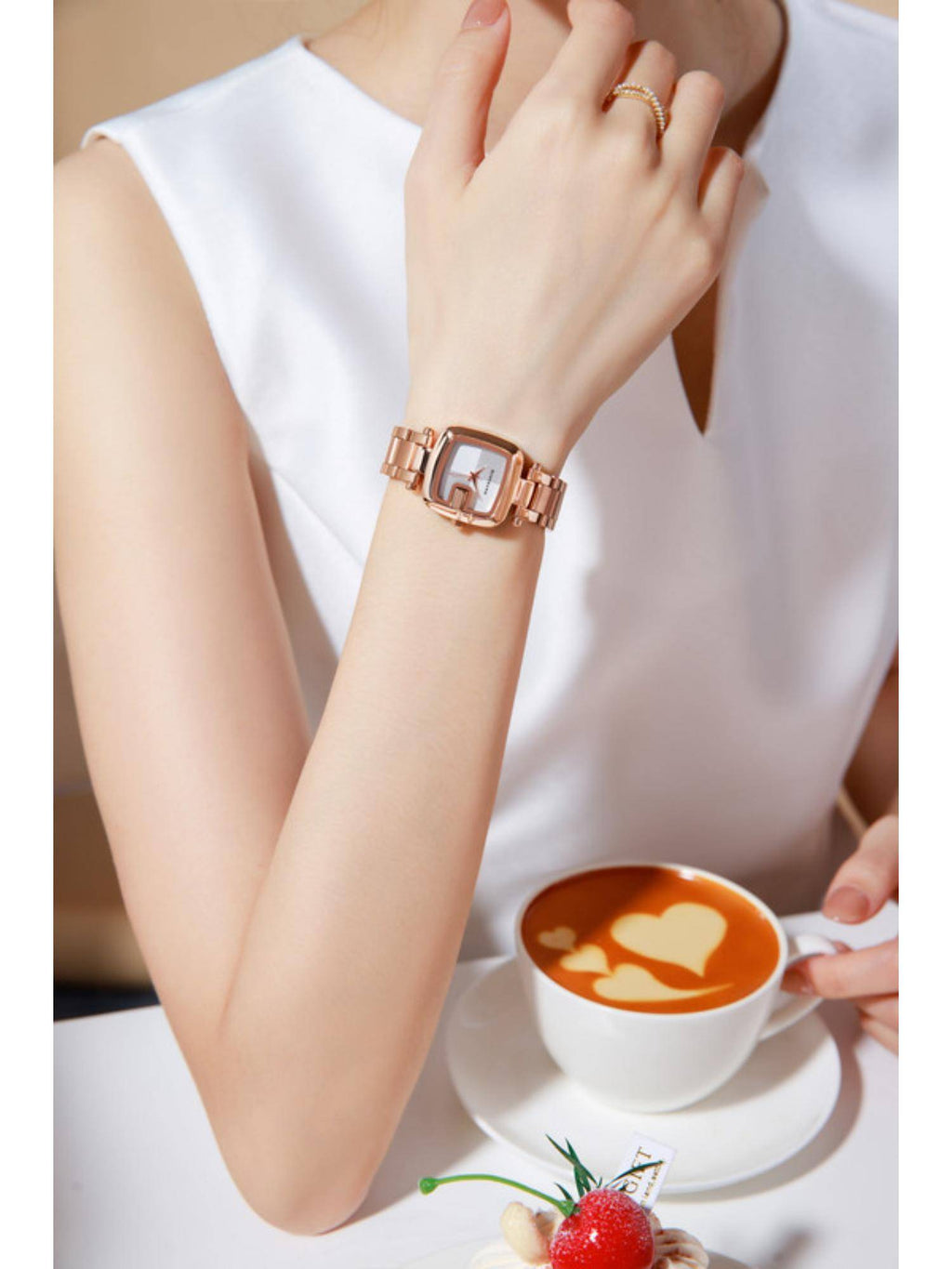 Quartz Analog Watch for Women - White | W92 - view 2