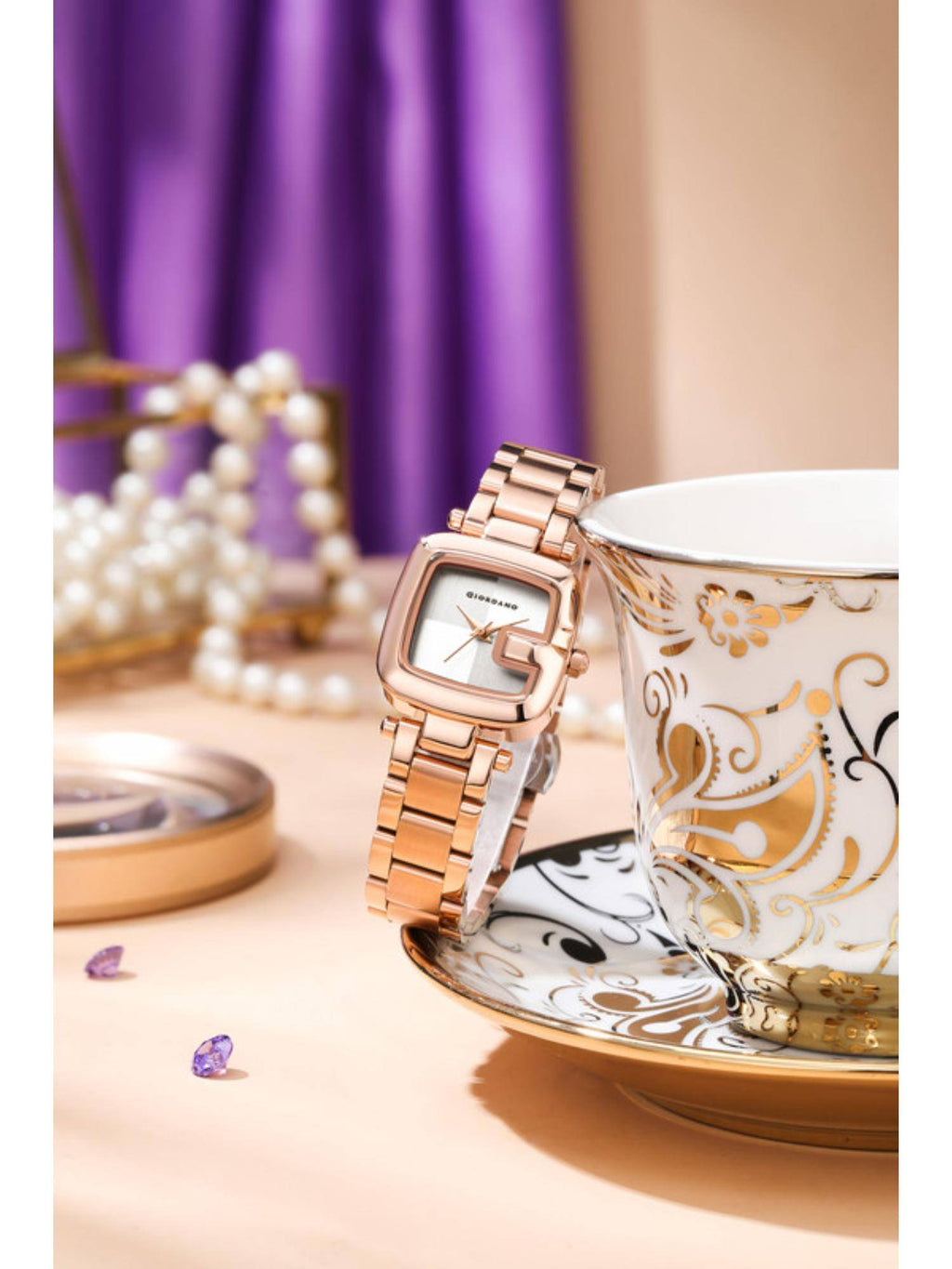 Quartz Analog Watch for Women - White | W92 - view 3