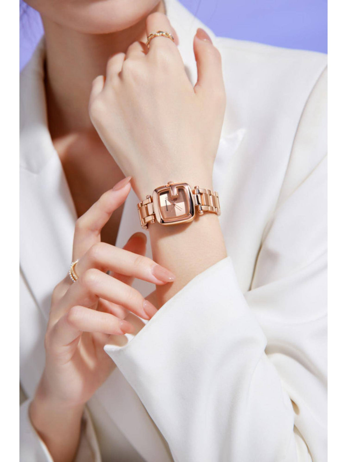 Quartz Analog Watch for Women - White | W92 - view 12