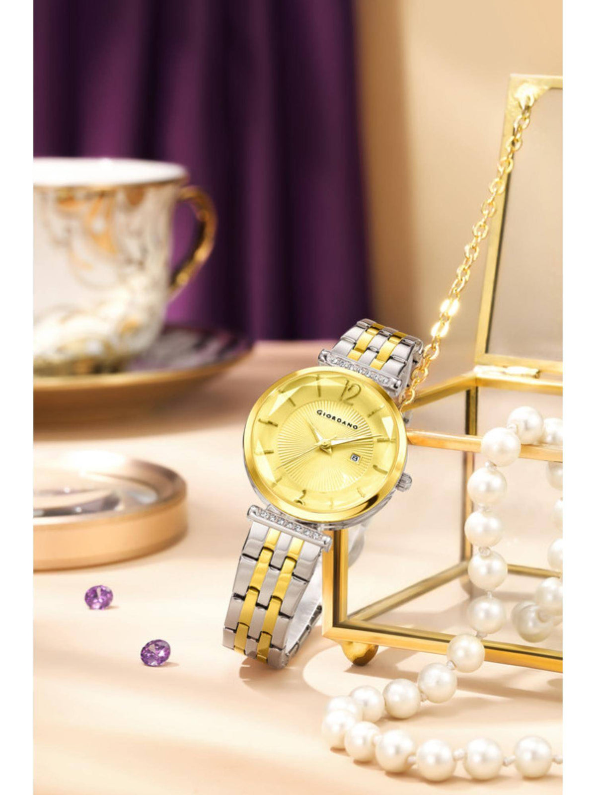 Exquisite Analog Watch for Women - White | W92 - view 16