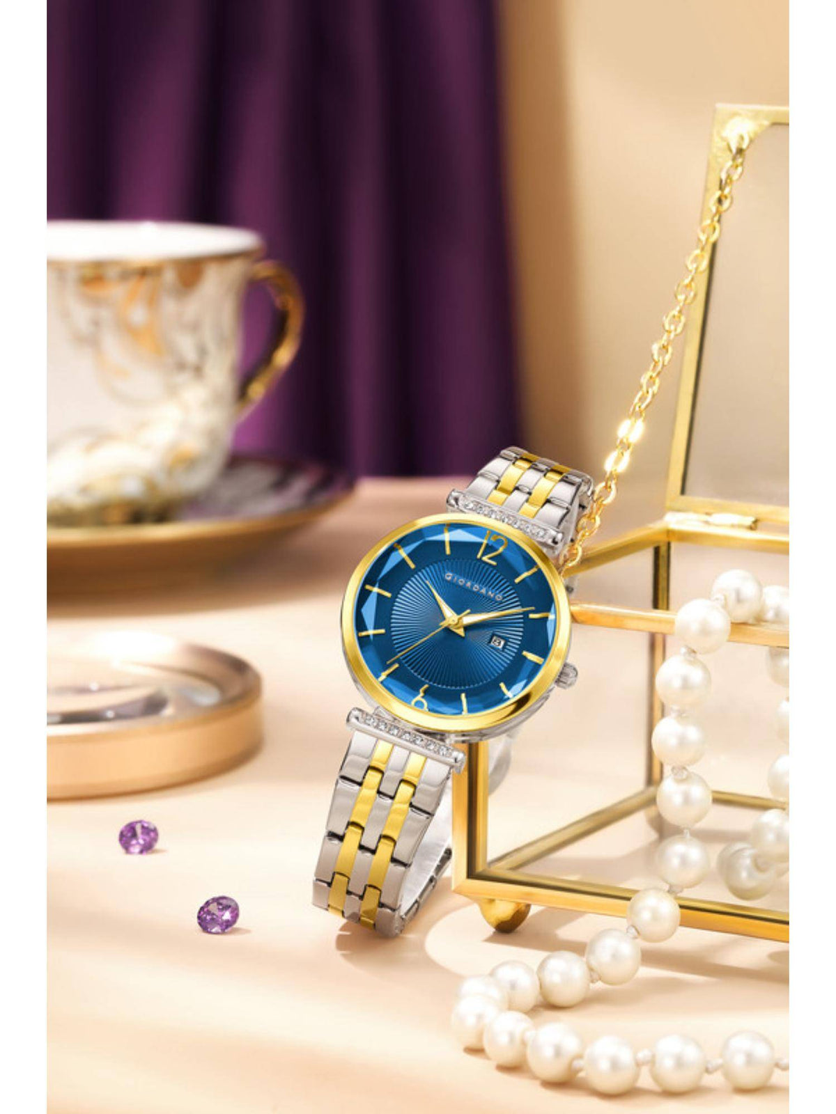 Exquisite Analog Watch for Women - White | W92 - view 28