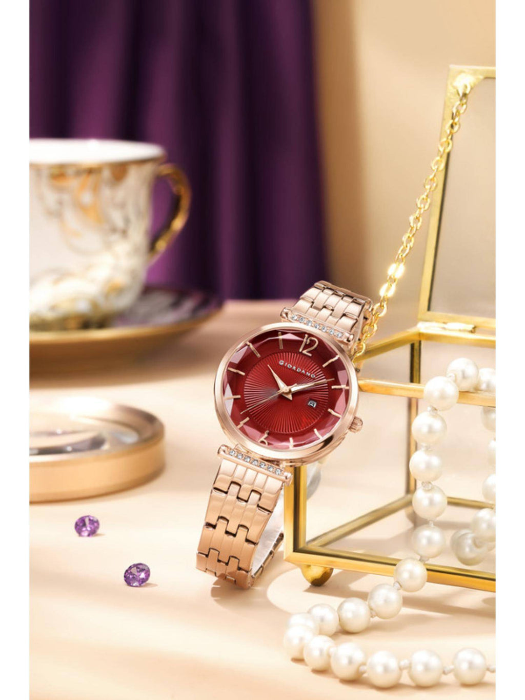 Exquisite Analog Watch for Women - White | W92 - view 22