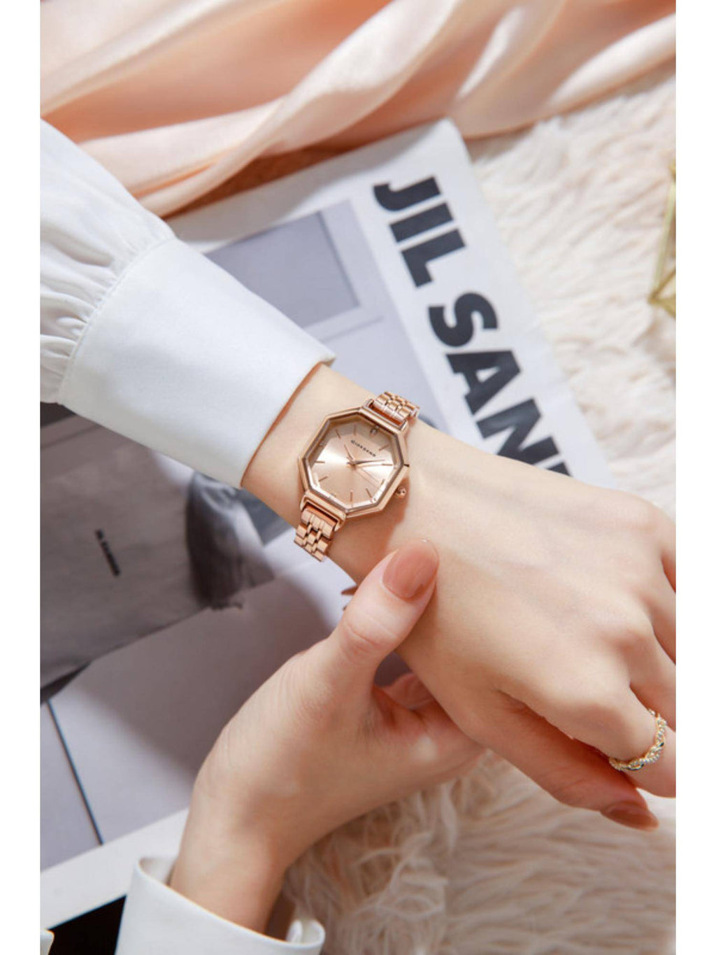 Analog Watch for Women - White | W92 - view 7