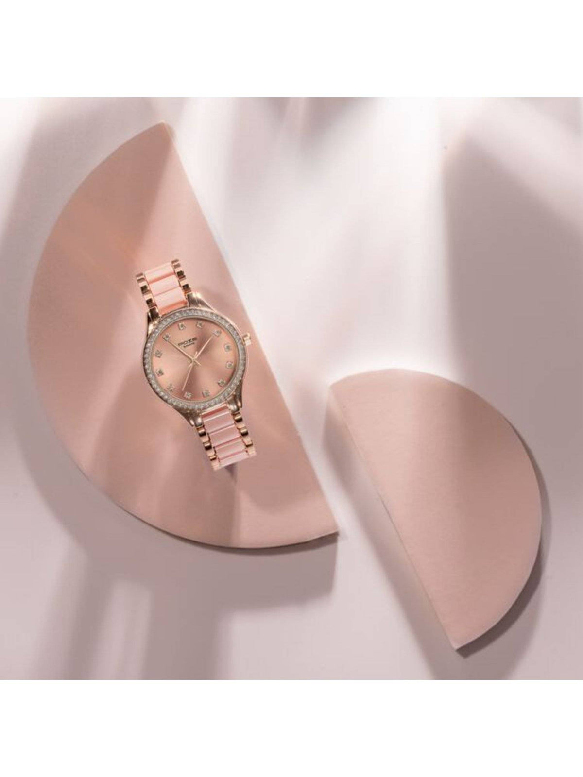 Women POZE DROP 4 Grey Dial Metal Strap Analog Watch - SP80054KM02W | W92 - view 7