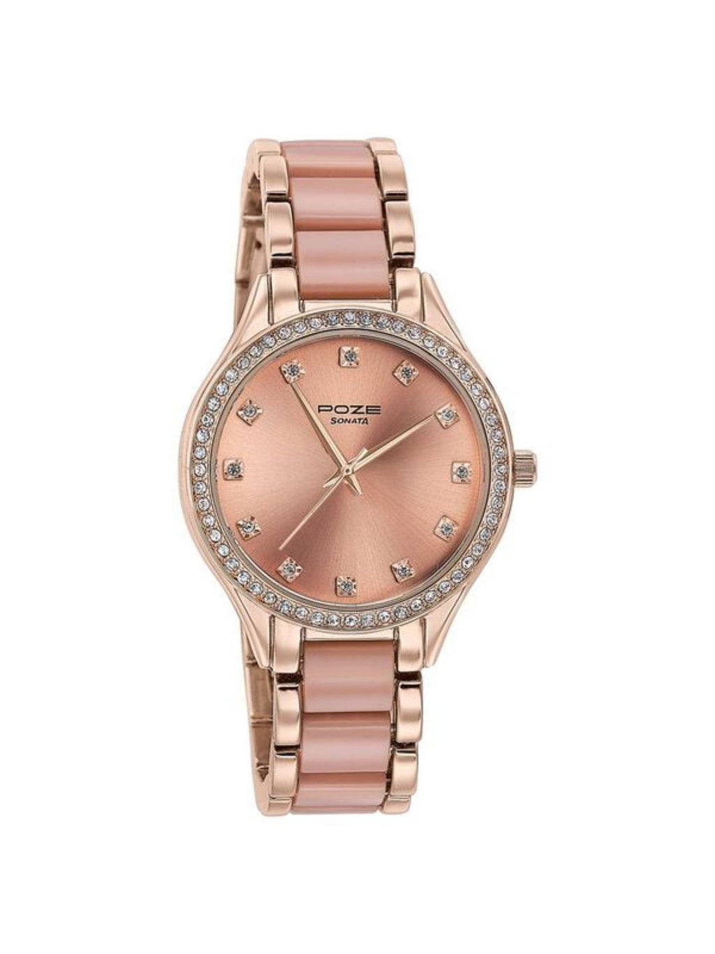Women POZE DROP 4 Grey Dial Metal Strap Analog Watch - SP80054KM02W | W92 - view 8