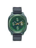 Unisex Hype Retro Aracde Green Dial Silicone Strap Analog Watch - 68034PP09W | W92 - view 1