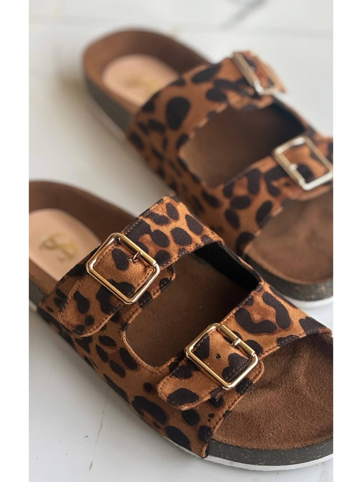 Leopard Print Flat Sandals | SD89 - view 2