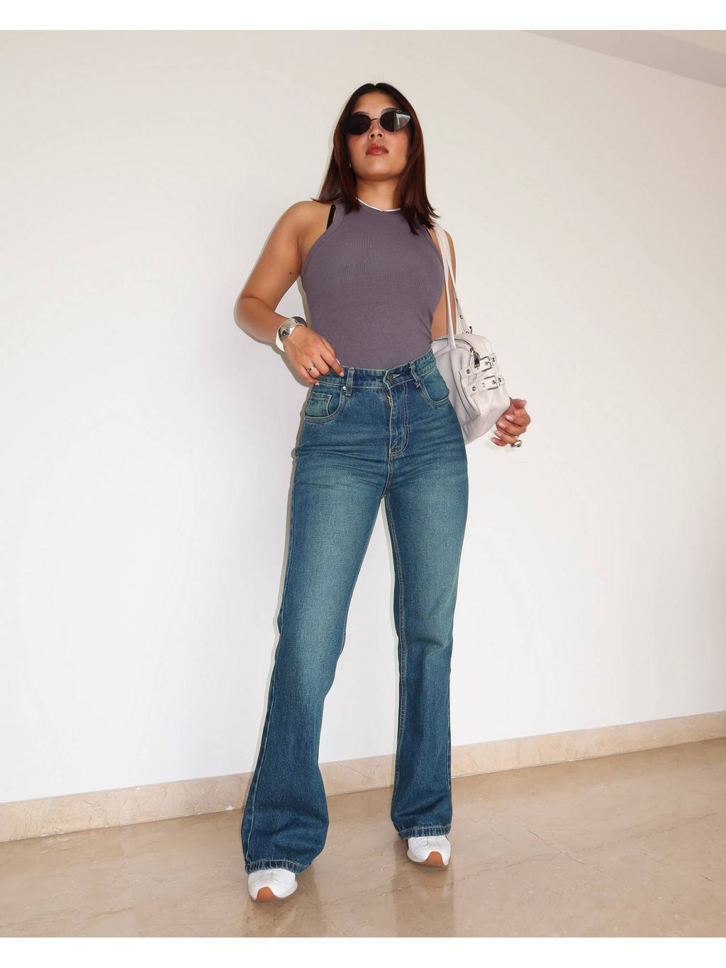Dusk Wash Bootcut Blue Jeans | BT10 - view 4