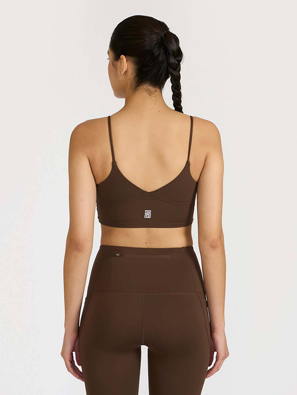 Mauve Zen Cross Back Lightly Padded with Removable Cups Sports Bra | sb09 - view 55