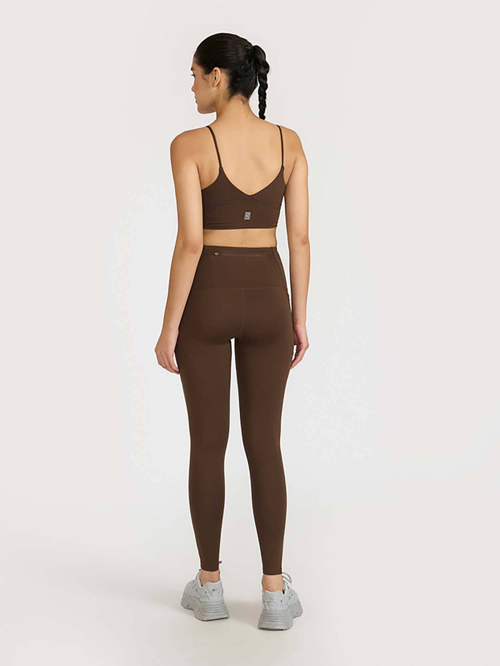 Mauve Zen Cross Back Lightly Padded with Removable Cups Sports Bra | sb09 - view 57