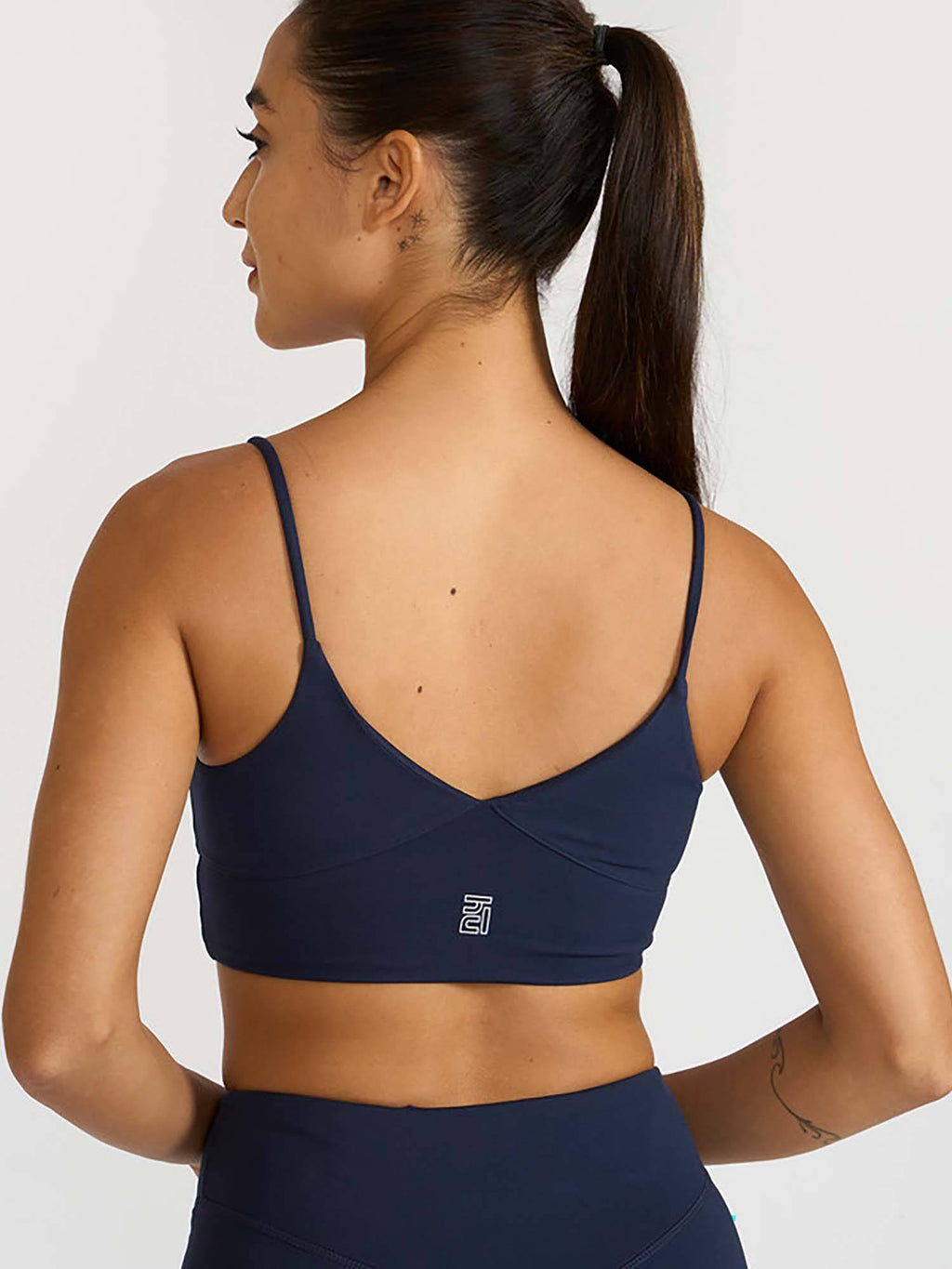Mauve Zen Cross Back Lightly Padded with Removable Cups Sports Bra | sb09 - view 8