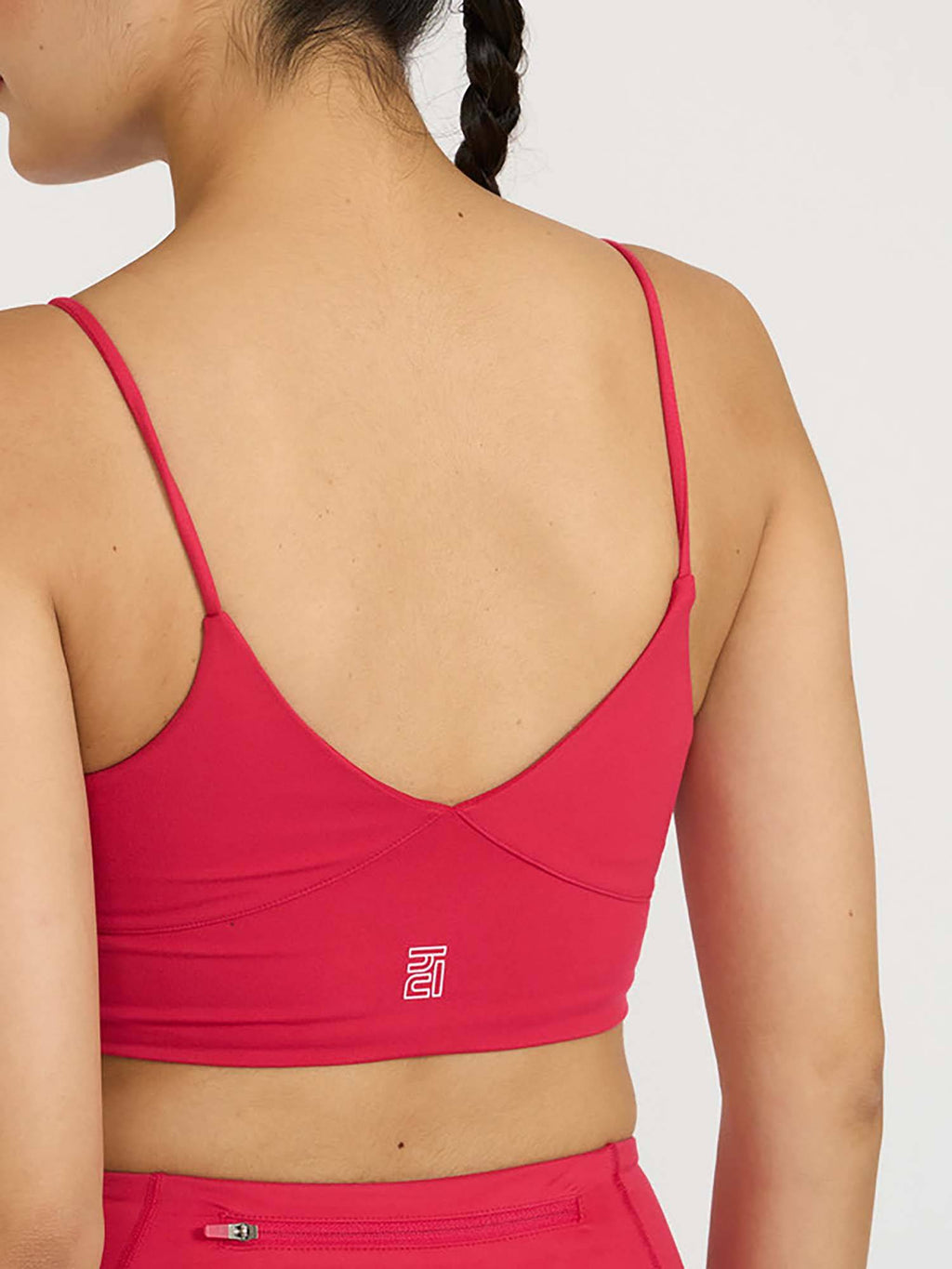 Mauve Zen Cross Back Lightly Padded with Removable Cups Sports Bra | sb09 - view 50