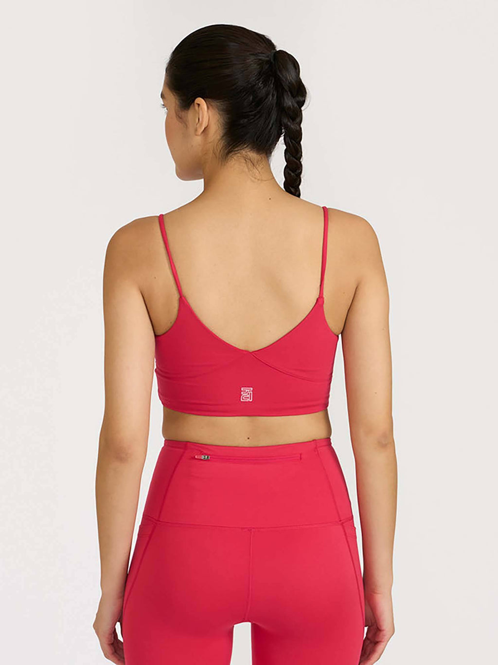 Mauve Zen Cross Back Lightly Padded with Removable Cups Sports Bra | sb09 - view 52