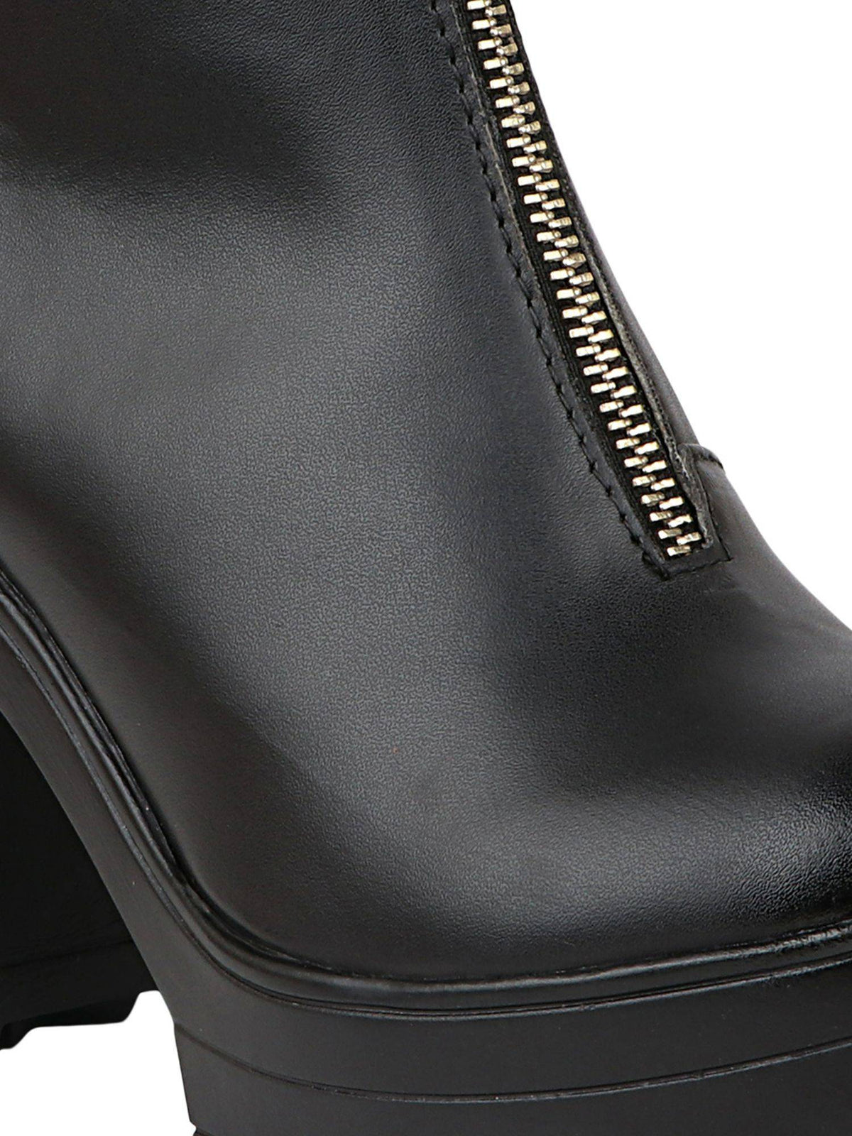 Women Solid Black Boots | BT61 - view 5