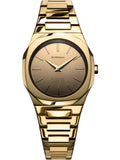 Women Ultra Thin Gold Dial Analog Watch - | W92 - view 1