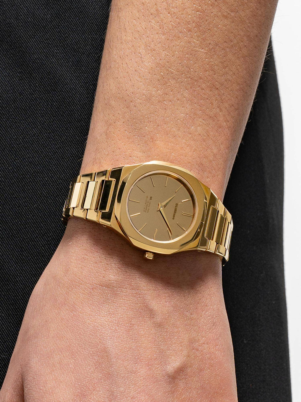 Women Ultra Thin Gold Dial Analog Watch - | W92 - view 2