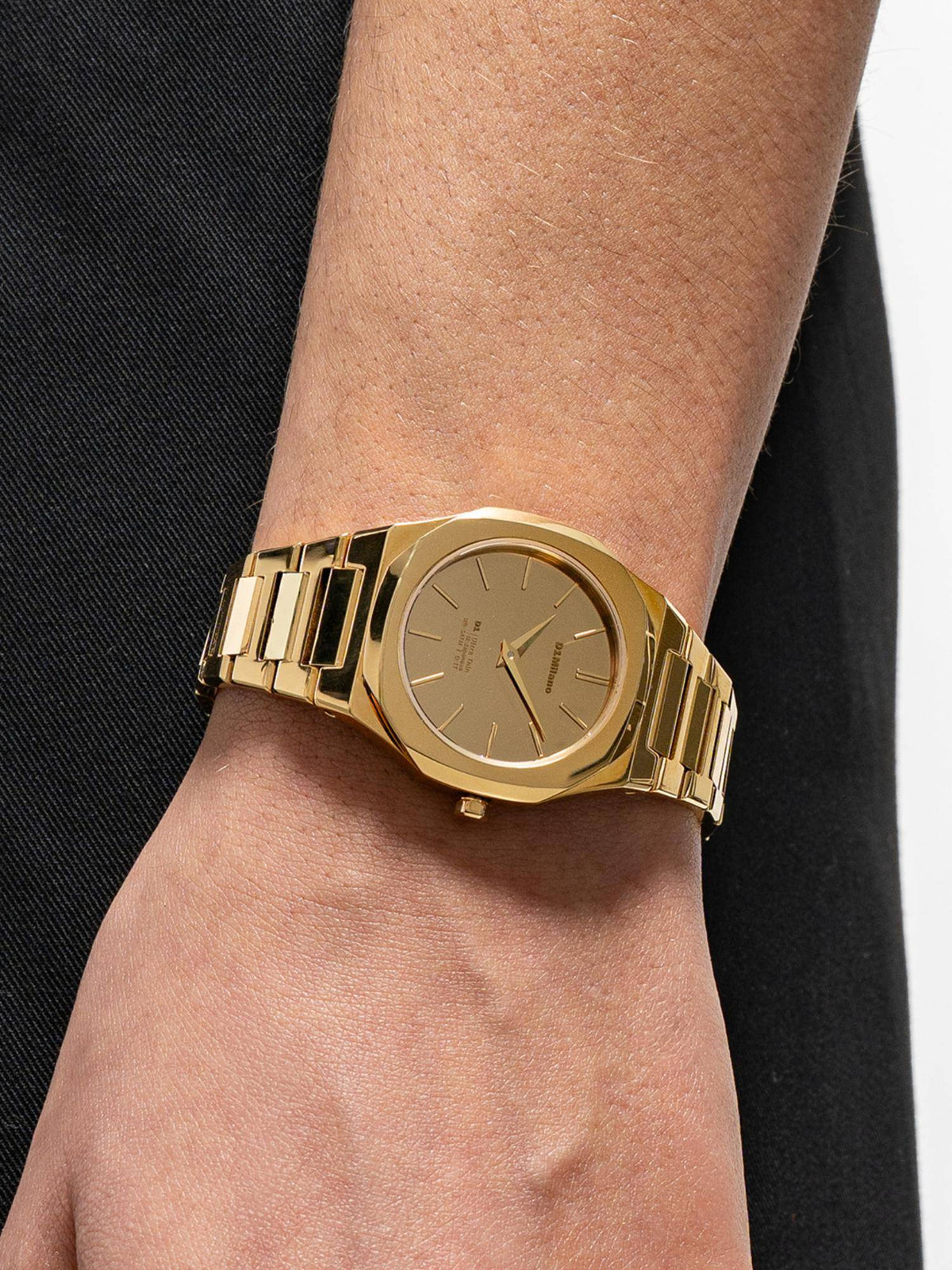 Women Ultra Thin Gold Dial Analog Watch - | W92 - view 2