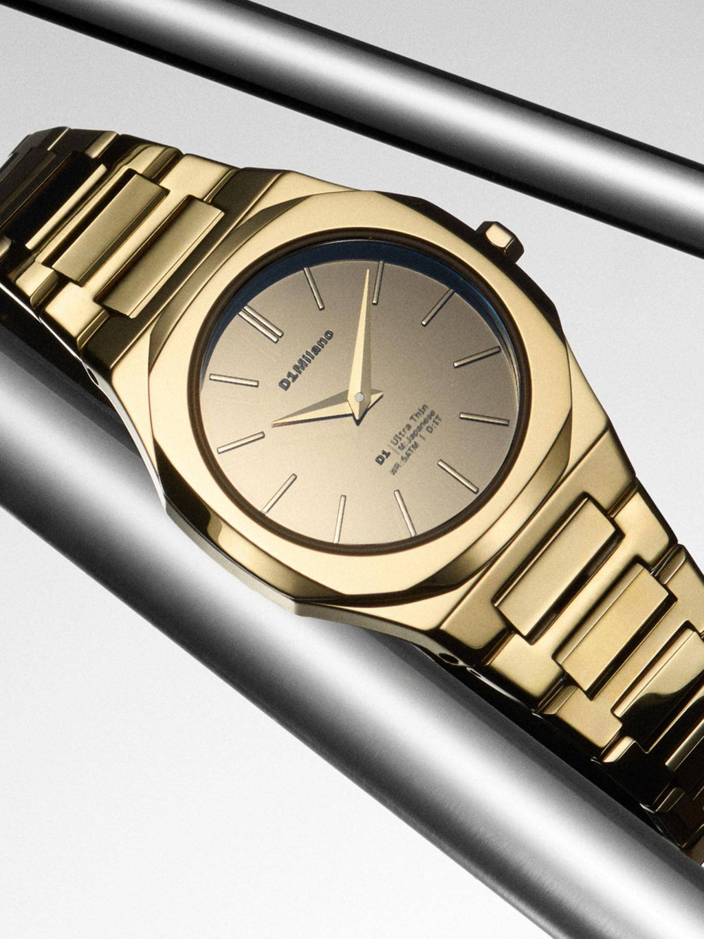 Women Ultra Thin Gold Dial Analog Watch - | W92 - view 3