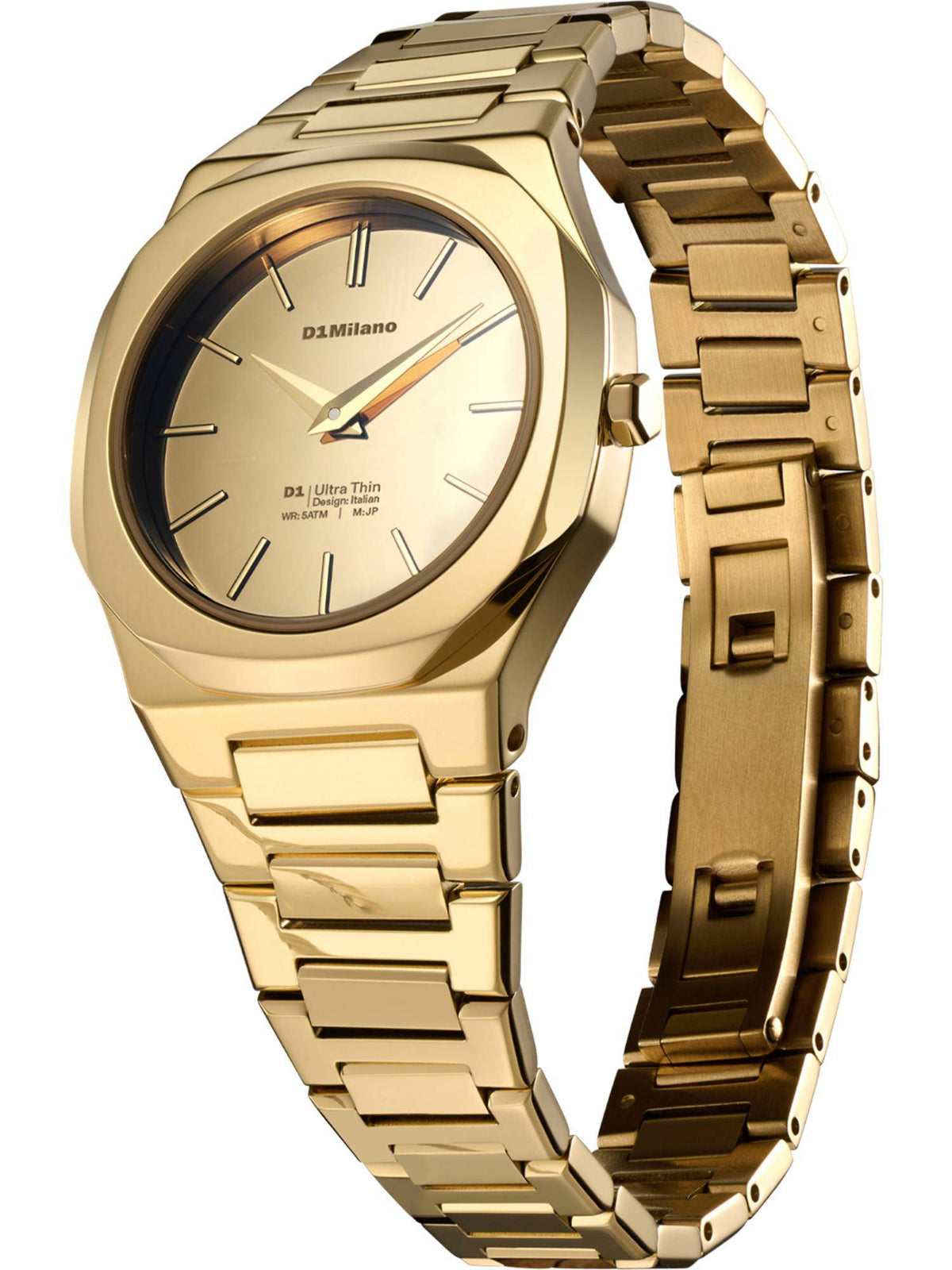 Women Ultra Thin Gold Dial Analog Watch - | W92 - view 5