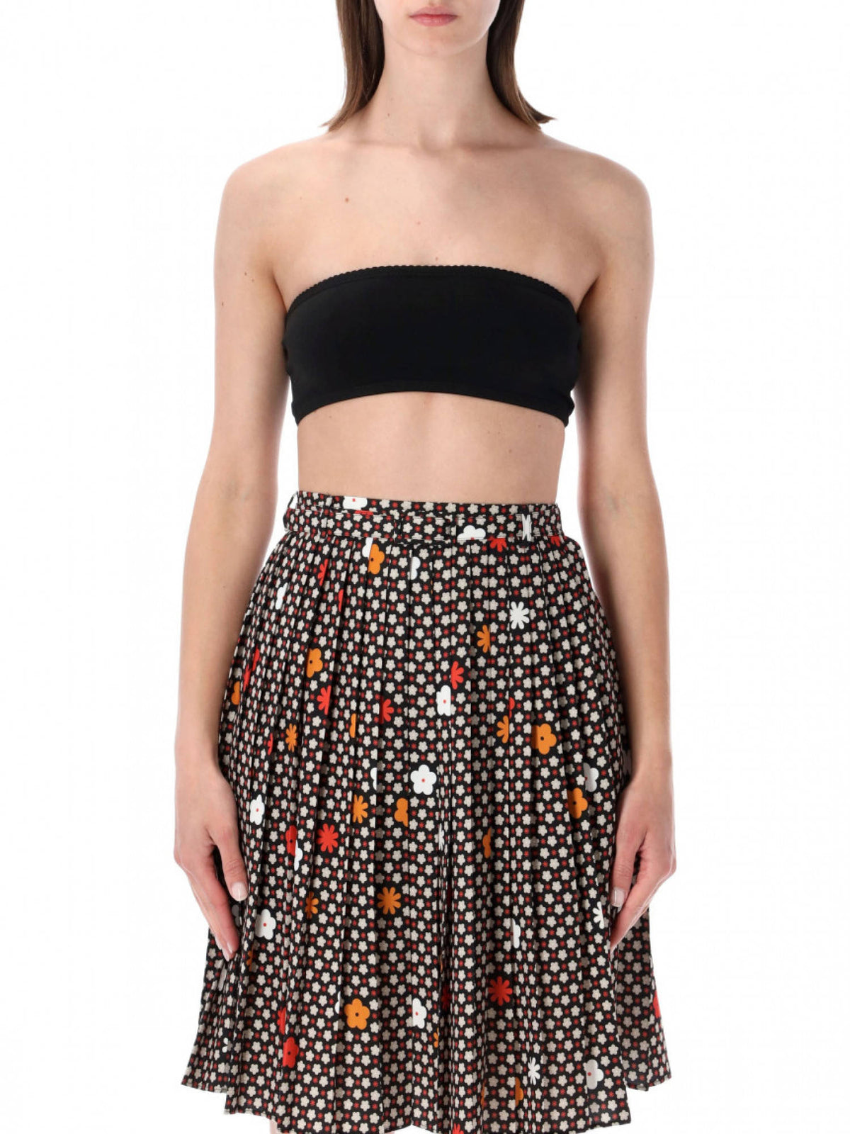 Black Solid Tube Top | TT90 - view 1