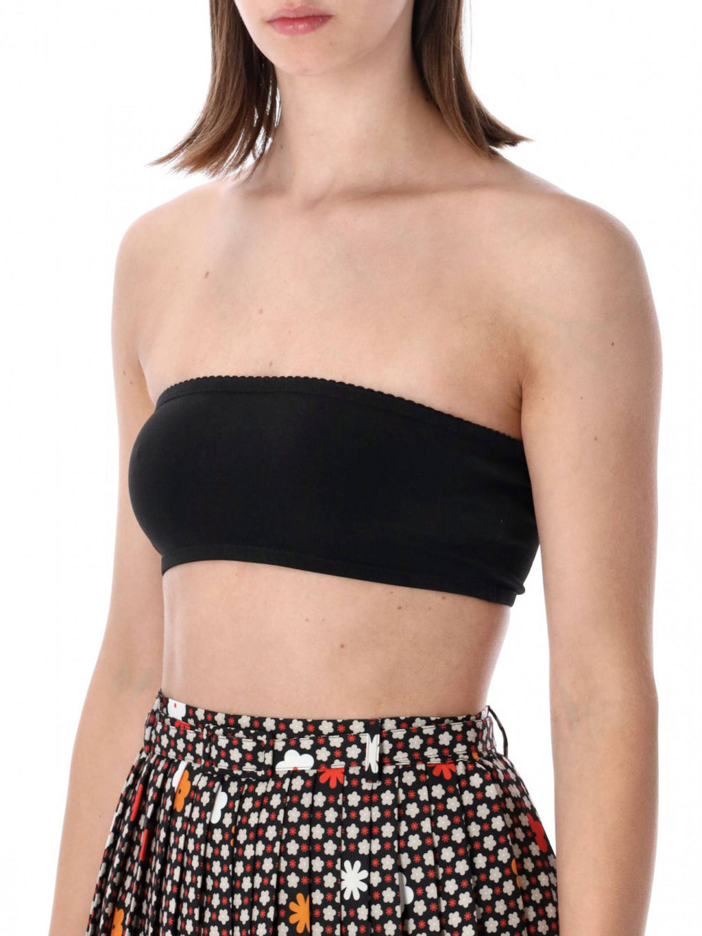 Black Solid Tube Top | TT90 - view 3