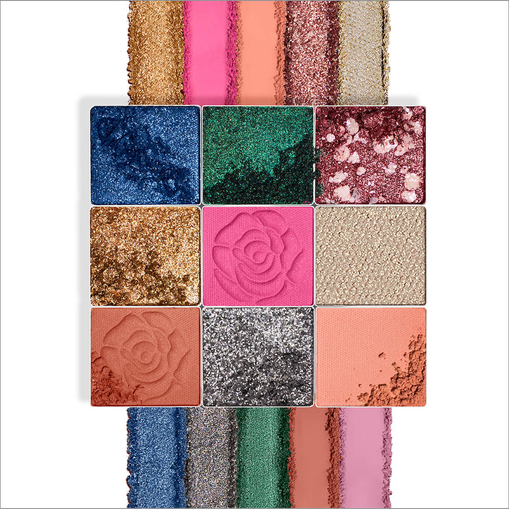 Rouge Bloom Eyeshadow Pro-Palette, 18 Shades For Infinite Looks, Infused With Rose Oil | E20 - view 9