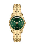Green Scarlette Gold Toned Women Quartz Watch (ES5460) | W92 - view 1