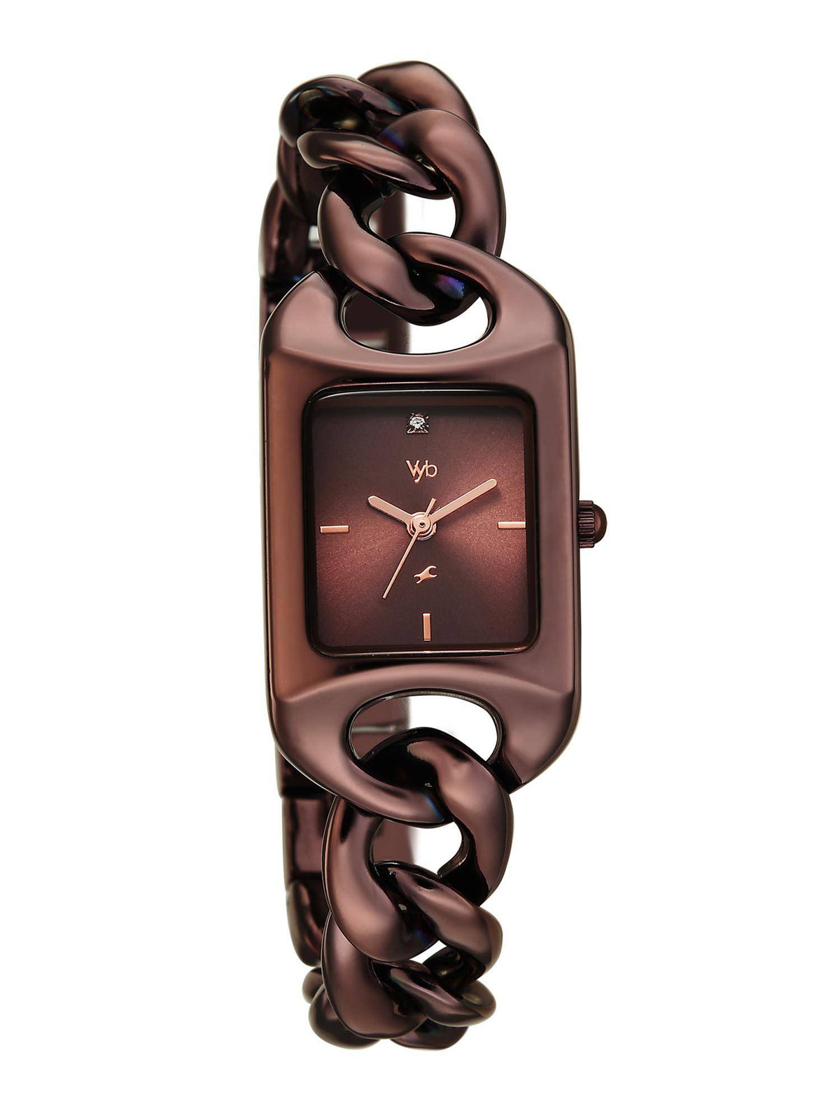 Vyb Prodigy Quartz Burgundy Dial Rose Gold Alloy Strap (FV60125WM01W) | W92 - view 8