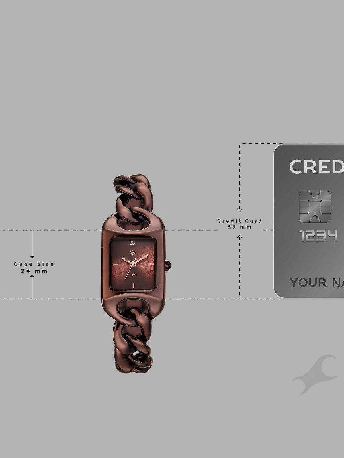 Vyb Prodigy Quartz Burgundy Dial Rose Gold Alloy Strap (FV60125WM01W) | W92 - view 12