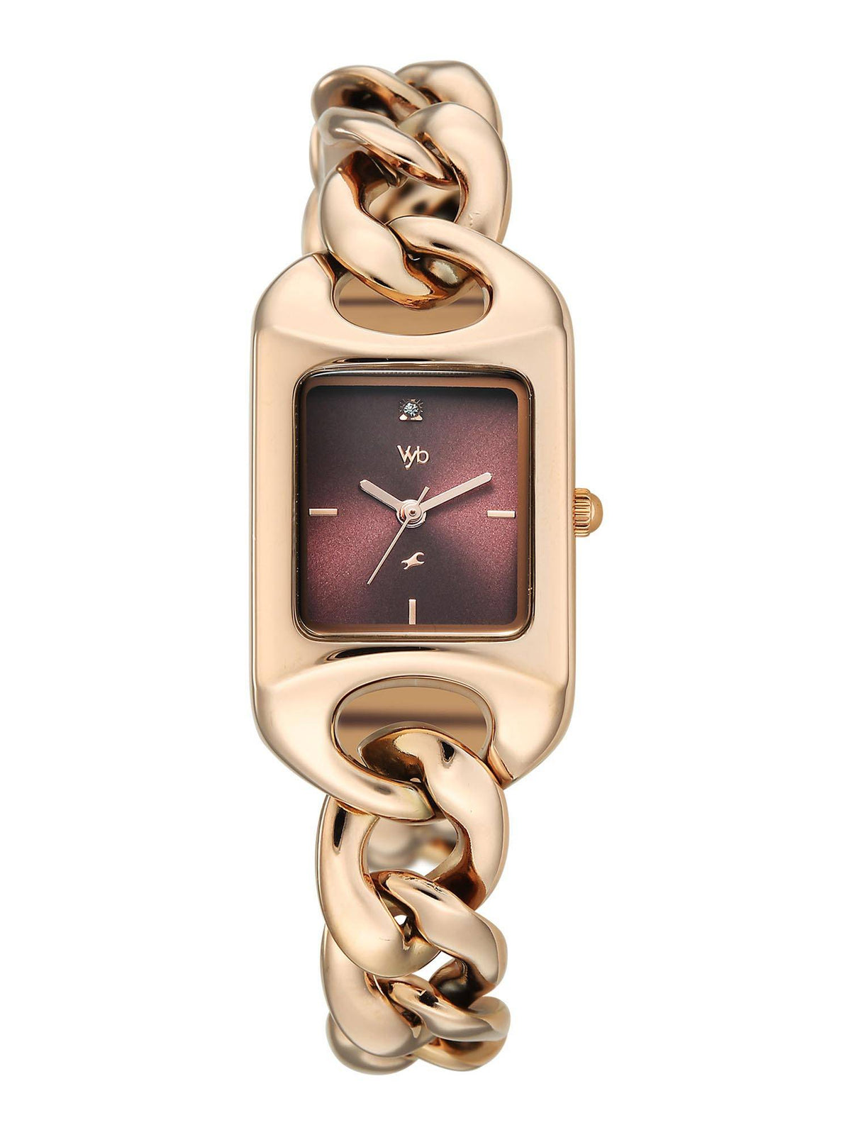 Vyb Prodigy Quartz Burgundy Dial Rose Gold Alloy Strap (FV60125WM01W) | W92 - view 1